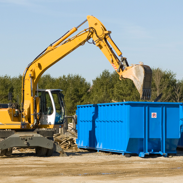 are there any restrictions on where a residential dumpster can be placed in Surprise NY